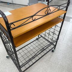★リユースのサカイ高崎店★TJ12559  パソコンラック 茶 H90×D45.5×W70 クリーニング済みの画像