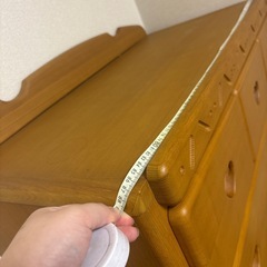 木製タンス 6段の画像