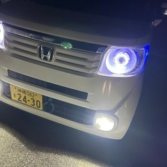 jf1 n-box専用イカリング付きヘッドライトの画像