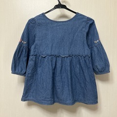 130 デニム チュニックの画像