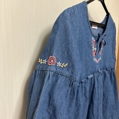 130 デニム チュニックの画像