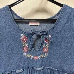 130 デニム チュニックの画像