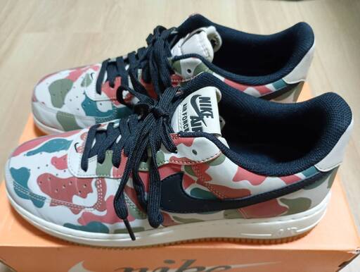 【使用回数少ない】NIKE Air Force1 カモフラ/エアーフォース1 