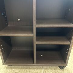 ★リユースのサカイ高崎店★TJ12562  収納棚 ダークブラウン H66×D22.5×W55 クリーニング済みの画像