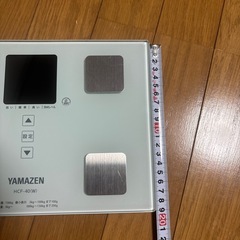 YAMAZEN ヘルスメーター HCF-40(W)の画像