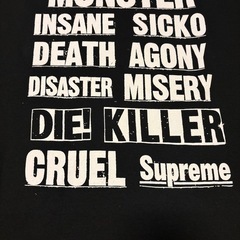 ★美品★Supreme モンスター ロゴプリント XL 黒 ブラック 希少　Tシャツの画像