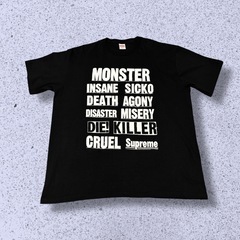 ★美品★Supreme モンスター ロゴプリント XL 黒 ブラック 希少　Tシャツの画像