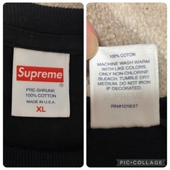 ★美品★Supreme モンスター ロゴプリント XL 黒 ブラック 希少　Tシャツの画像