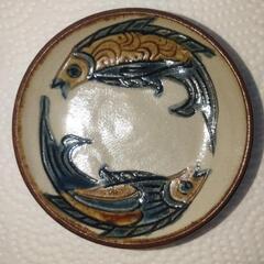 やちむん ◆金城吉彦◆小皿　魚紋の画像