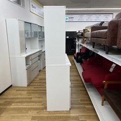 レンジボード ニトリ スライド扉 ポスティア アイボリー モイス加工 ソフトクローズ のご紹介です！の画像