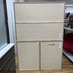 レンジボード ニトリ スライド扉 ポスティア アイボリー モイス加工 ソフトクローズ のご紹介です！の画像
