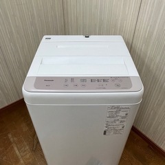 #3 人気のPanasonic!! 6.0kg 2021年 NA-FA60B14  全自動電気洗濯機の画像