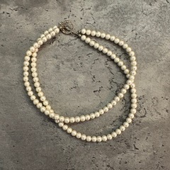 ※売約済み※ネックレス ヘアアクセサリー パール アンティーク ヴィンテージ 小物セットの画像
