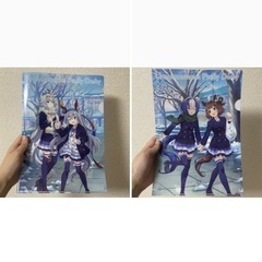 ウマ娘のクリアファイル①②の画像