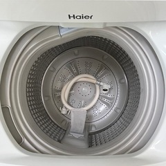 #4 お持ち帰り大特価!! Haier 2019年 5.5kg 全自動電気洗濯機 JW-C55D 色褪せありの画像