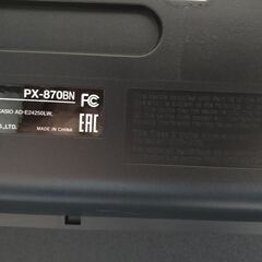 電子ピアノ CASIO カシオ privia プリヴィア PX-870BN 2023製 動作品の画像