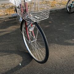 【ｼﾞｬﾝｸﾞﾙｼﾞｬﾝｸﾞﾙ金沢店】  自転車 赤 27インチ   動作確認／クリーニング済みの画像