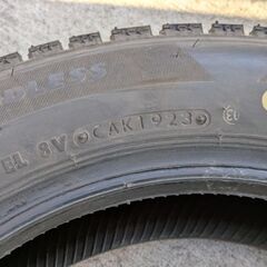 美品２０２３年ブリヂストン冬タイヤ工賃込み１５５／６５Ｒ１４　４本セットの画像