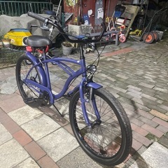 【Y1672】ビーチクルーザ  G.R.QBicyle.co    24インチ　22,660円（防犯・税込）の画像