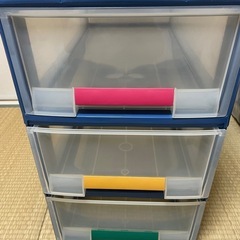 収納ケース3段の画像