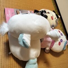 ちいかわ ぬいぐるみ、ハチワレ、うさぎ、モモンガ グッズセットの画像