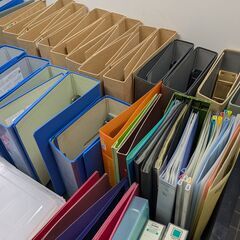 事務用ファイル　50冊以上　他　中古品　すべて引き取っていただける方にの画像