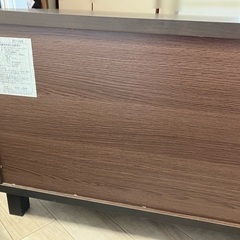 無印良品　木製ＡＶラック・幅１１０ＣＭ・タモ材・ブラウンの画像