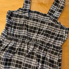 チェックワンピース　女の子用の画像