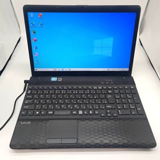 動作◎ 15.6 ソニー ノートPC VAIO PCG71 Core i3-2310M windows10  8GB SSD256GB  カメラあり オフィス (C062)