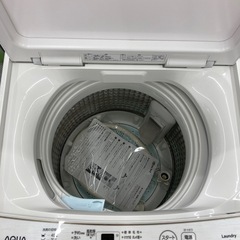 【トレファク高槻店】安心の6ヶ月間保証！取りに来られる方限定！AQUA(アクア)の全自動洗濯機のご紹介です！の画像