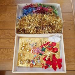 クリスマスツリー小さめ その他装飾セットの画像