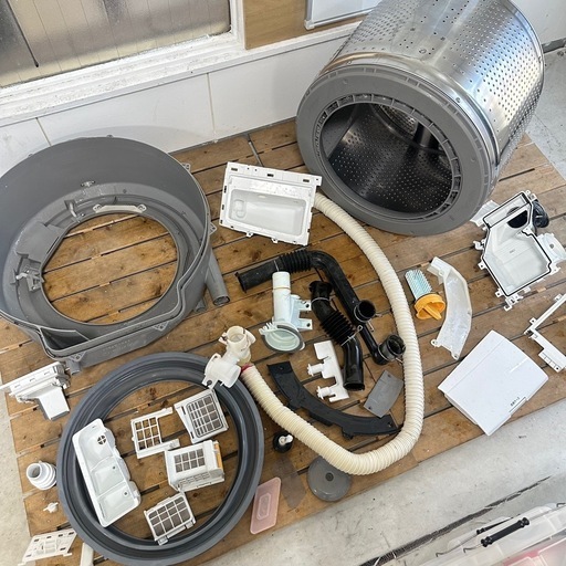 2019年式　分解洗浄　HITACHI BD-SG100CLドラム式洗濯機