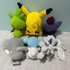 8/26まで ポケモン ぬいぐるみ まとめ売りの画像