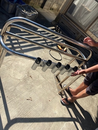 船・ボート用チェア　椅子　ベンチ　艤装　ステンレス　ロッドホルダー取り付け可能 アウトレット 船・ボート用チェア 椅子 ベンチ 艤装 ステンレス ロッド