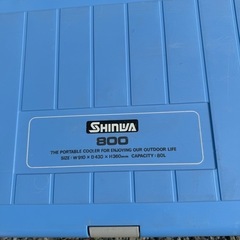 80Lクーラーボックス ホリディクーラー ブルー 釣り アウトドア キャンプ フィッシングの画像