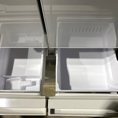 ●6ドア冷蔵庫 HITACHI ガラストップ / R-XG4300G / 430L の画像