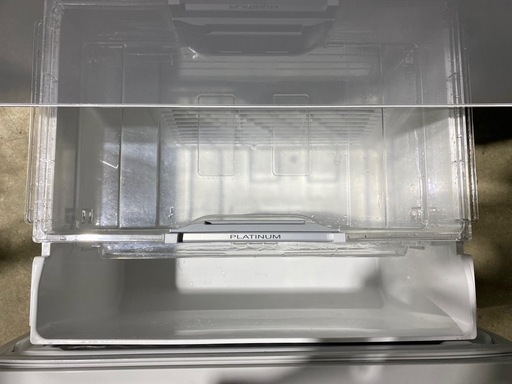 ○6ドア冷蔵庫 HITACHI ガラストップ / R-XG4300G / 430L