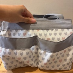 195 ニトリ　NITORI 整理バスケット　オムツ入れの画像