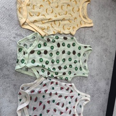 メッシュ肌着ロンパースセットの画像