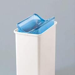 【新品未使用・2個セット】 ゴミ箱  26.5L ライトグレー 日本製の画像