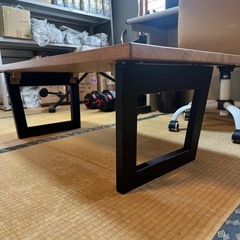 おしゃれ家具♩折りたたみテーブル カジュアルスタイル ローテーブルの画像