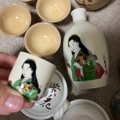 とっくりとおちょこ　徳利とお猪口の画像