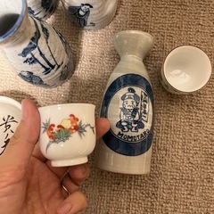 とっくりとおちょこ　徳利とお猪口の画像