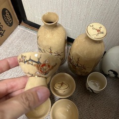 とっくりとおちょこ　徳利とお猪口の画像