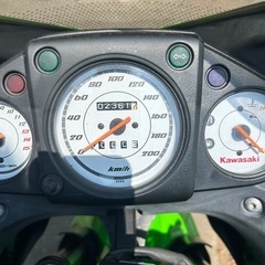 【動画あり】ニンジャ250R 鮮やかなグリーンカラー　バッテリー新品！の画像
