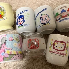 子供用　陶器のコップの画像