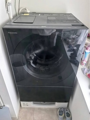 2022年製！パナソニック キューブル 熱乾燥搭載！最新スモーキーブラック洗濯機