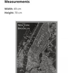 KOPPARFALL 　New York City IKEA アート　の画像