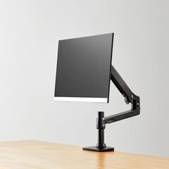  Amazonベーシック モニターアーム シングル-ディスプレイタイプ 32インチ (11.3kgまで対応) 1個 ブラックの画像