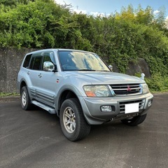 三菱　パジェロ　ロング　7人乗り　リフトアップ　車検ありの画像
